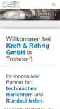 Mobile Screenshot of kreft-hartchrom.de